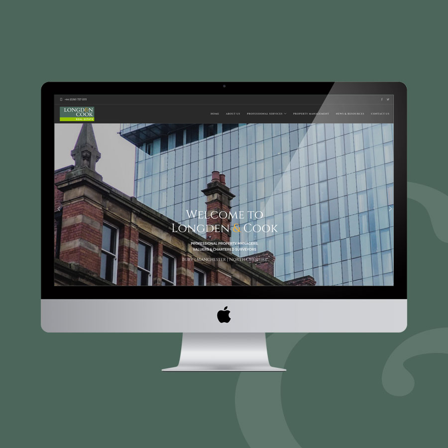 Responsive website - Longden & Cook 1